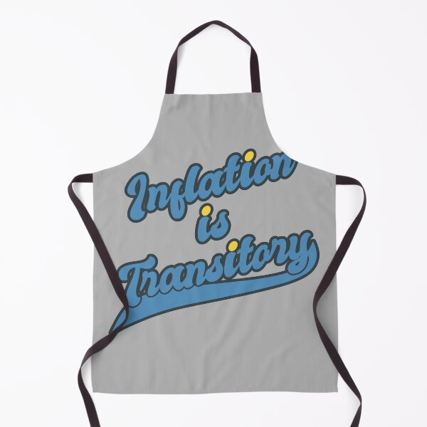 Item preview, Inflation Is Transitory - Economics Sports Text Big, Blue and Yellow designed and sold by Chubuter.