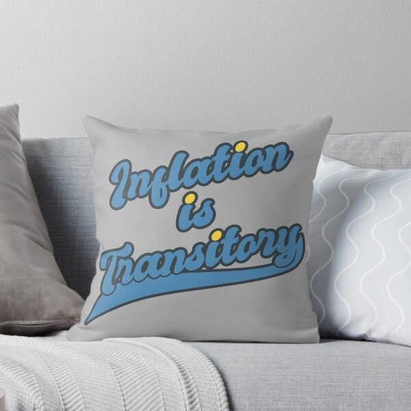 Item preview, Inflation Is Transitory - Economics Sports Text Big, Blue and Yellow designed and sold by Chubuter.