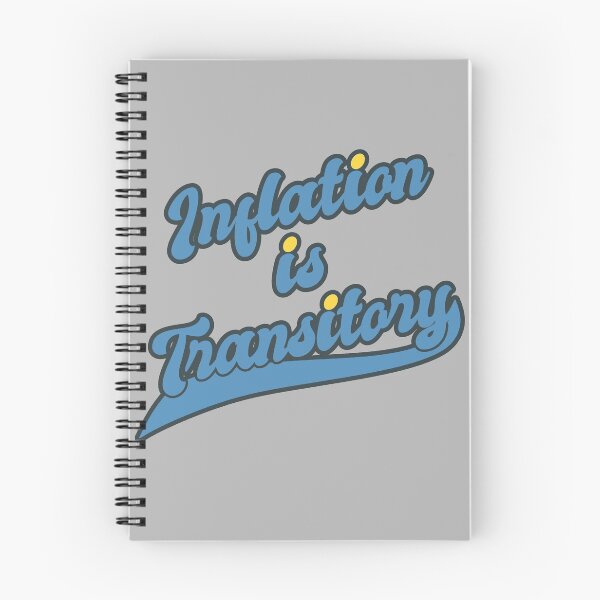 Item preview, Inflation Is Transitory - Economics Sports Text Big, Blue and Yellow designed and sold by Chubuter.