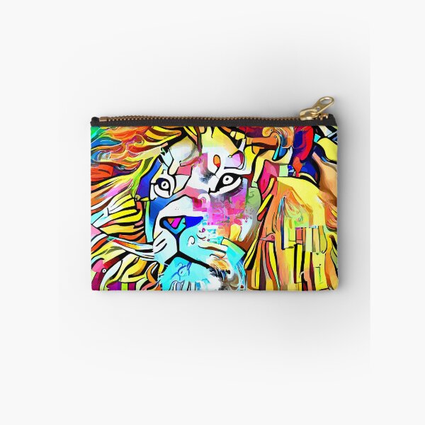 Item preview, The King Lion Jungle Modern Impressionist Art designed and sold by WizardsWorld.