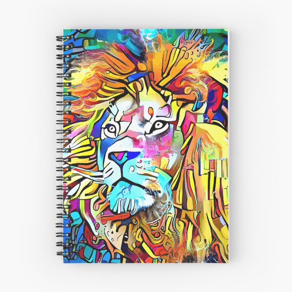 Item preview, The King Lion Jungle Modern Impressionist Art designed and sold by WizardsWorld.