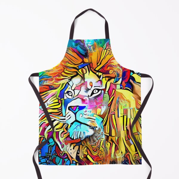 Item preview, The King Lion Jungle Modern Impressionist Art designed and sold by WizardsWorld.