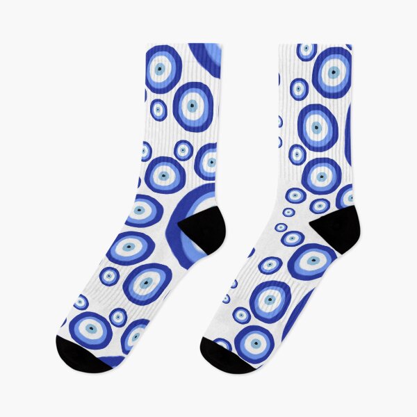 Aperçu de l'œuvre Motif de symbole de bonne chance d'oeil grec créée et vendue par idovedesign.