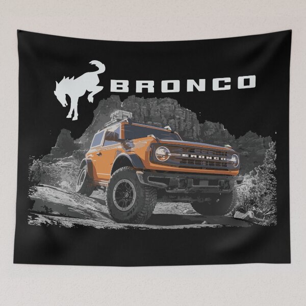 Item preview, Bronco 6g 6th Gen USA Black Diamond Cyber Orance Off-Road Murica  designed and sold by cowtownCOWBOY.