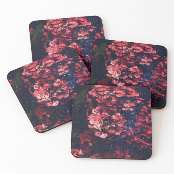 Item preview, Glittering Midnight Red Hydrangea Flowers  designed and sold by Simi2020.