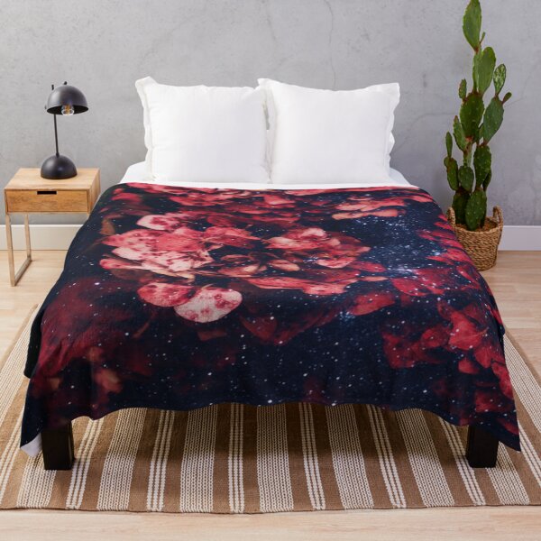 Item preview, Glittering Midnight Red Hydrangea Flowers  designed and sold by Simi2020.