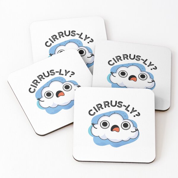 Item preview, Cirrusly Weather Funny Cloud Puns  designed and sold by punnybone.