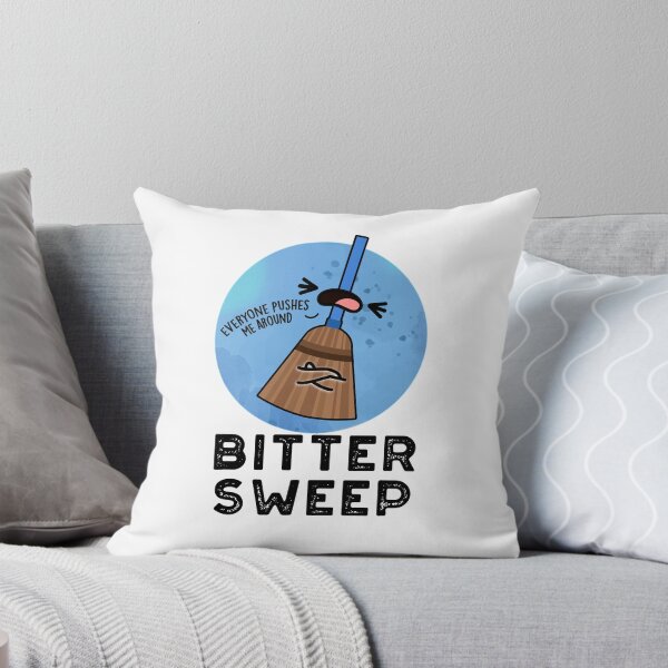 Item preview, Bitter Sweep Cute Bittersweet Broom Puns designed and sold by punnybone.