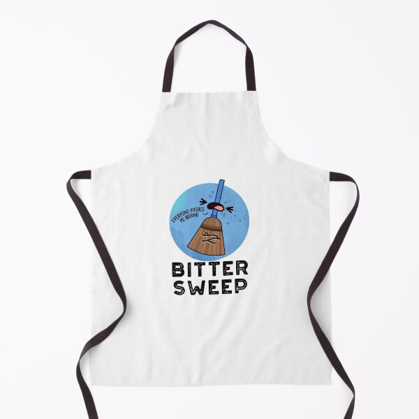 Item preview, Bitter Sweep Cute Bittersweet Broom Puns designed and sold by punnybone.