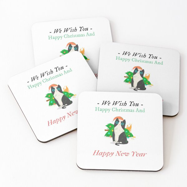Item preview, We Wish You Happy Christmas And Happy New Year - Fifth Cute Christmas Pet | Merry Christmas designed and sold by Polariszero.