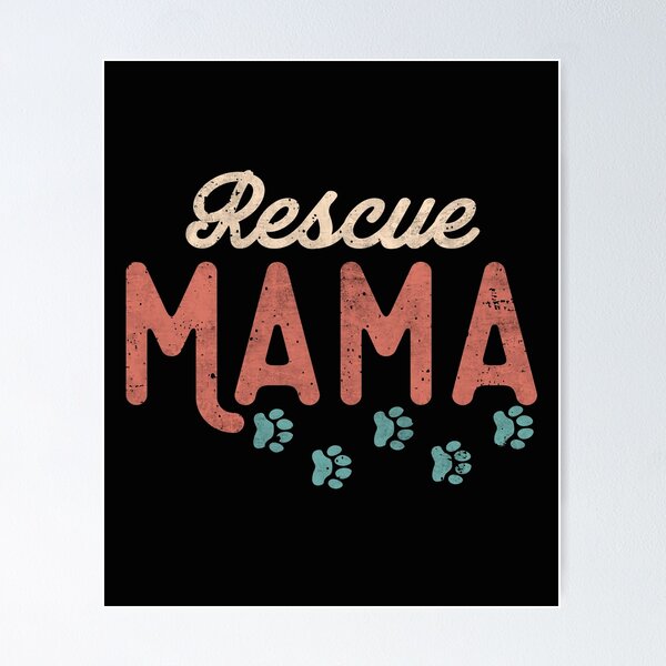 Item preview, Perros Rescue Mama Dog Lover Mom Vintage Gift designed and sold by alenaz.