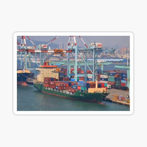 Chinese container ship He Yang Sticker