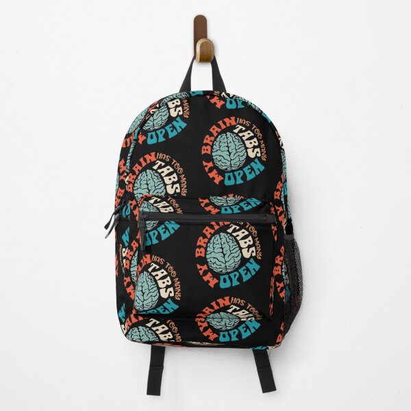 Item preview, My Brain Has Too Many Tabs Open ADHD Autism Mental Health Awareness  designed and sold by Dolphin Graphic.