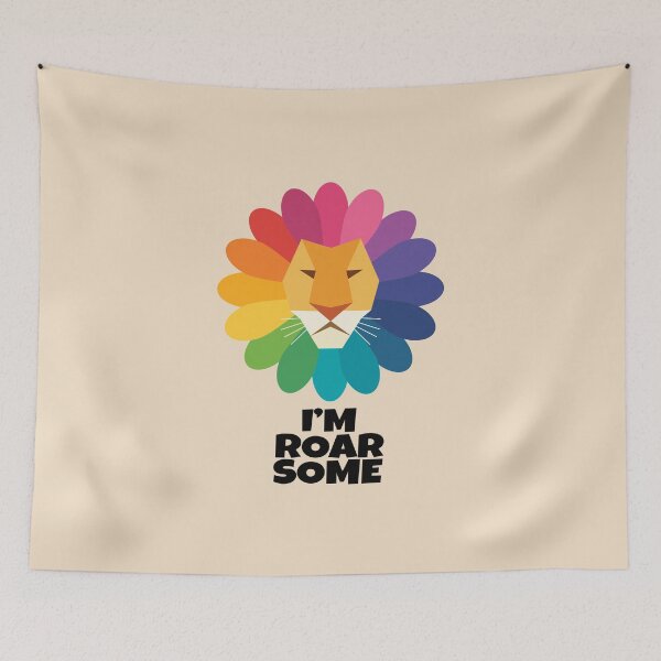 Item preview, I'm Roarsome Colorful Lion designed and sold by KewaleeTee.