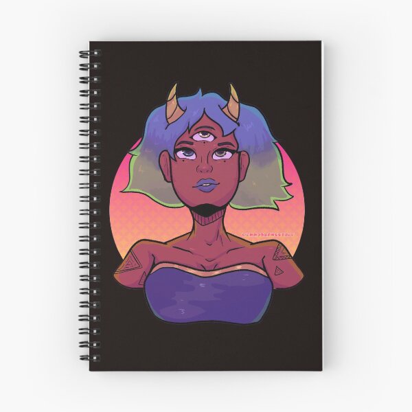 Aperçu de l'œuvre Babe aux trois yeux créée et vendue par emmydrawsstuff.