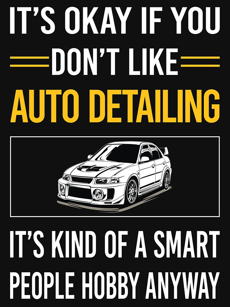 Smart People Auto Detailing Car Detail Detailer Unisex Tri-Blend T-Shirt