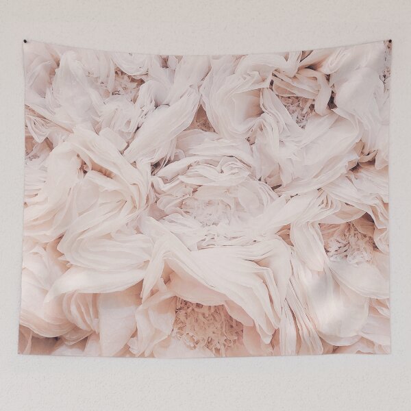 Item preview, Vintage Pink Paper Flowers designed and sold by ColorfulPrints.