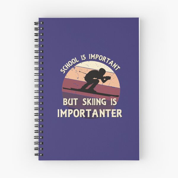 Item preview, School Is Important But Skiing Is Importanter designed and sold by IllustrT.