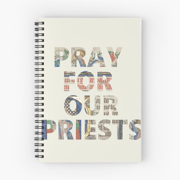 Item preview, Pray for Our Priests : Illuminated Manuscript designed and sold by TheCatholicLady.