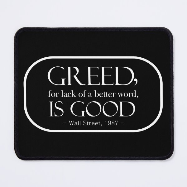 Item preview, Movie Quote - Wall Street designed and sold by lukmannurjaman.
