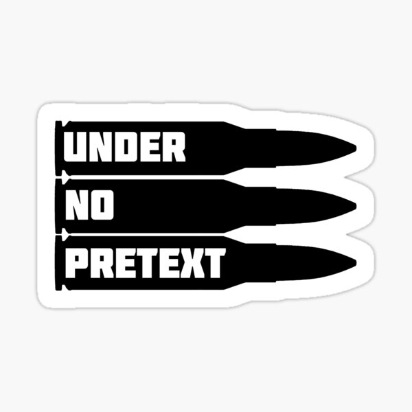 Item preview, Under No Pretext 7.62 Bullets Sticker designed and sold by CommunistGoods.