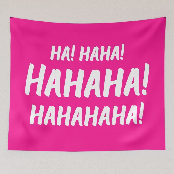 Item preview, Ha! Haha! Hahaha! Hahahaha! | World Laughter Day 2021 | Quotes | Pink designed and sold by Wintre2.