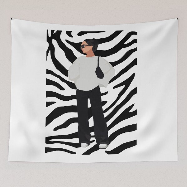 Item preview, Black & White Swag Girl designed and sold by byrossy.