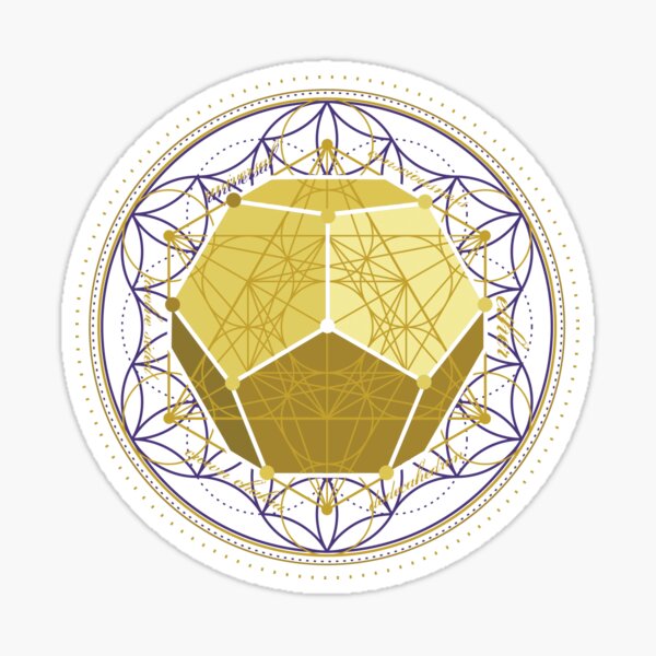 Ether Dodecahedron Sticker