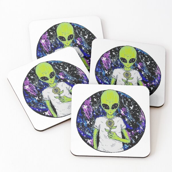 Item preview, Alien with Sunflower designed and sold by Hanley Watimar.