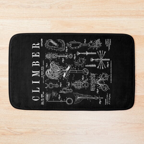 Item preview, Climber Rock Climbing Bouldering Vintage Patent Print designed and sold by GrandeDuc.