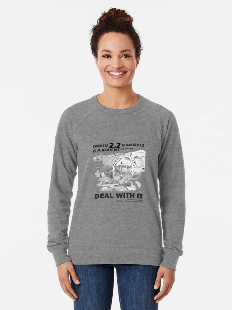 Alternate view of There are a lot of rodents Lightweight Sweatshirt