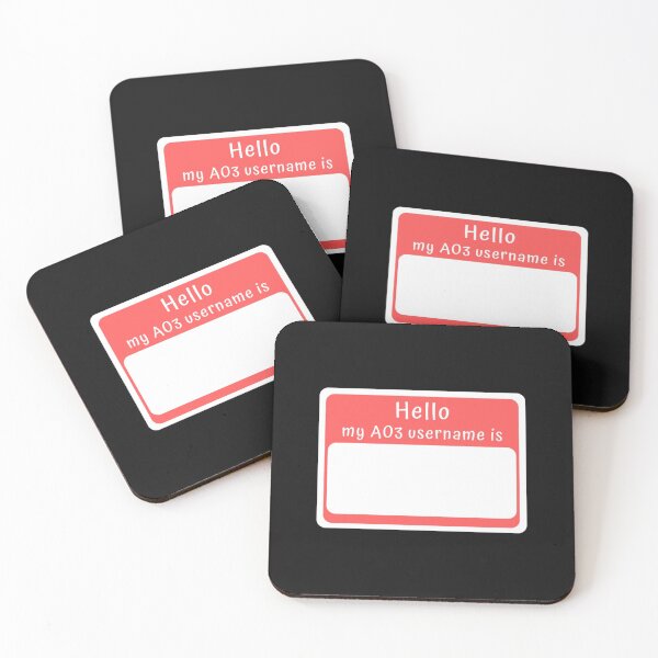 Item preview, Hello, my AO3 username is...   designed and sold by VonRadicala.