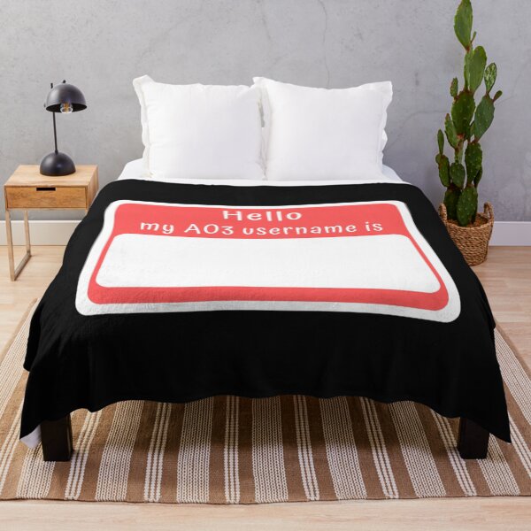 Item preview, Hello, my AO3 username is...   designed and sold by VonRadicala.