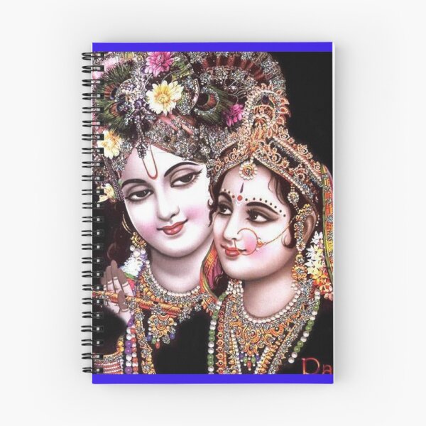 Item preview, Pintura de Radha Krishna designed and sold by GoddessParvatiSati.