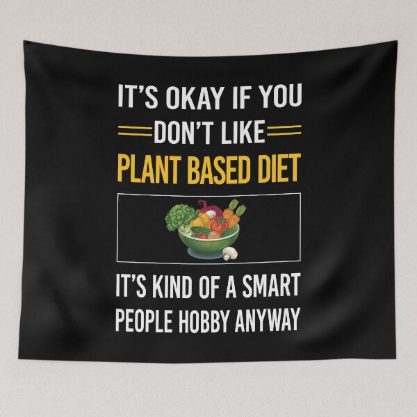 Item preview, Funny Smart People Plant Based Diet Vegan Vegetarian Veganism designed and sold by jiggleterrified.