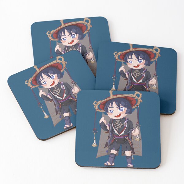 Item preview, Scaramouche Chibi Genshin Impact  designed and sold by ParadigmA9.