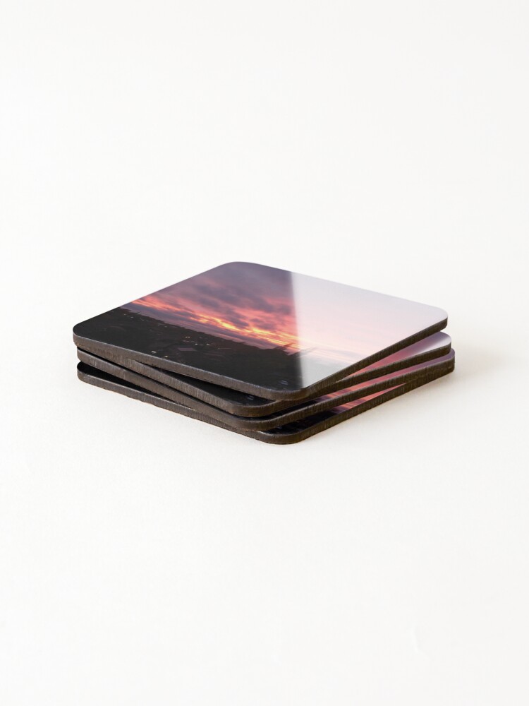 Thumbnail 4 of 5, Coasters (Set of 4), Pink Eye designed and sold by Rorymacve.