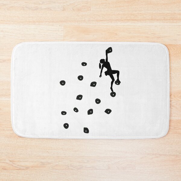 Item preview, Bouldering Climbing Black Boulder Holds Woman designed and sold by DerNerd.