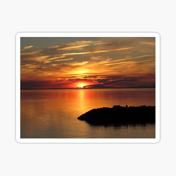 Vibrant Sunset Sticker
