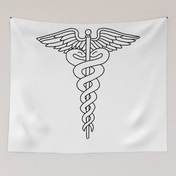 Item preview, Medicine Symbol for Doctors and Nurses (Black Caduceus) designed and sold by The-Laboratory.