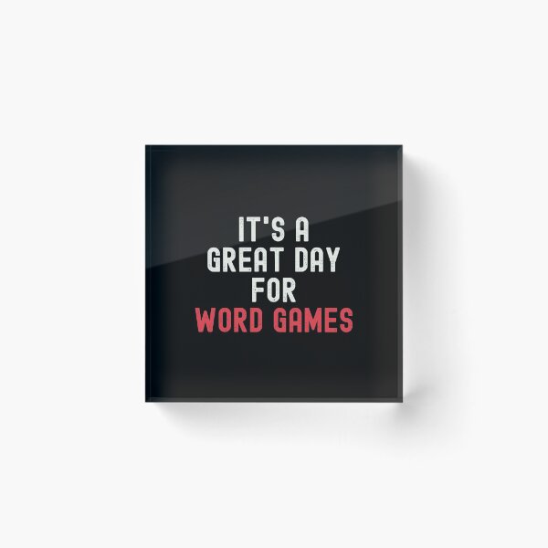 Item preview, It's a Great Day for Word Games designed and sold by kindxinn.