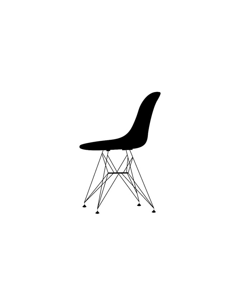 "Design Classic Vitra Chair by Ray and Charles Eames" iPhone Case for
