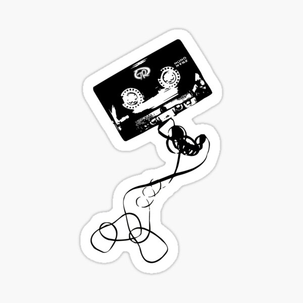 Tape Unravelling Sticker