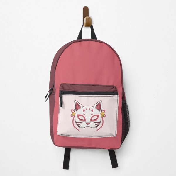 Item preview, Kawaii Kabuki Cat Mask | Maneki Neko - Pink version designed and sold by ShyOwlet.