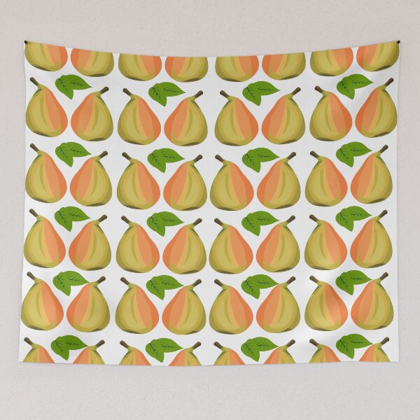 Item preview, Pears Fruit Patern Design Pillow 01 designed and sold by blueocan.