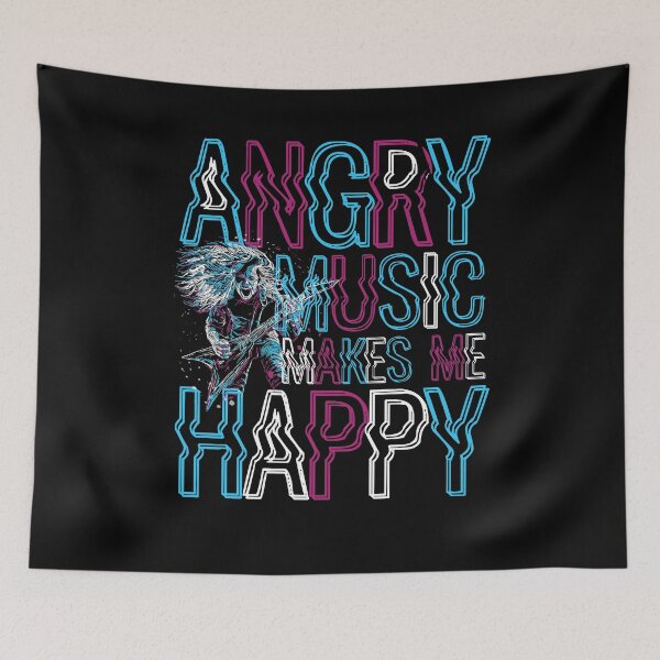 Item preview, Angry music happy designed and sold by valuestees.