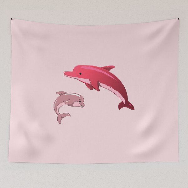 Item preview, lovely and happiness illuatrator dolphins design in the red shade. designed and sold by Trianglegreen.
