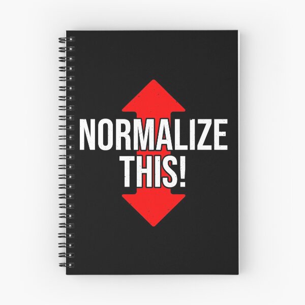 Item preview, Normalize This! Funny Distressed Typography designed and sold by Happy Puppy Print On Demand.