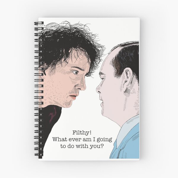 Item preview, Bernard Black and the cleaner, Black Books, Grapes of Wrath. designed and sold by Lucy  Chambers.
