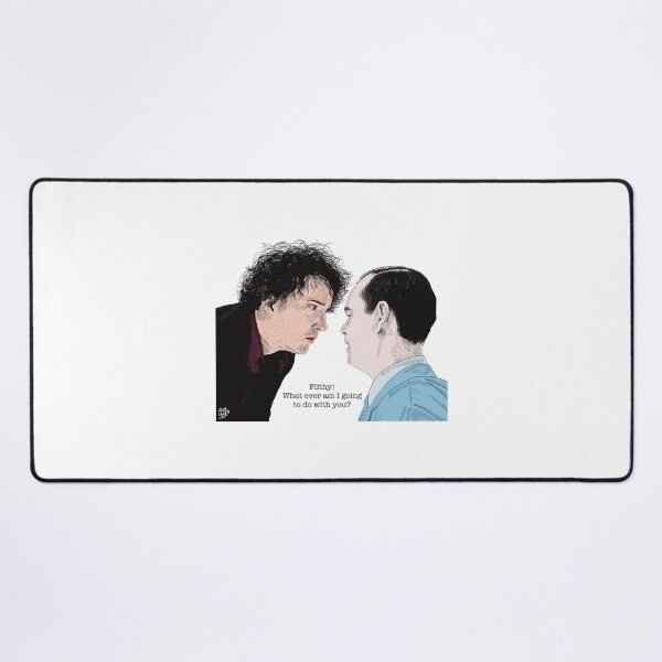 Item preview, Bernard Black and the cleaner, Black Books, Grapes of Wrath. designed and sold by Lucy Chambers.